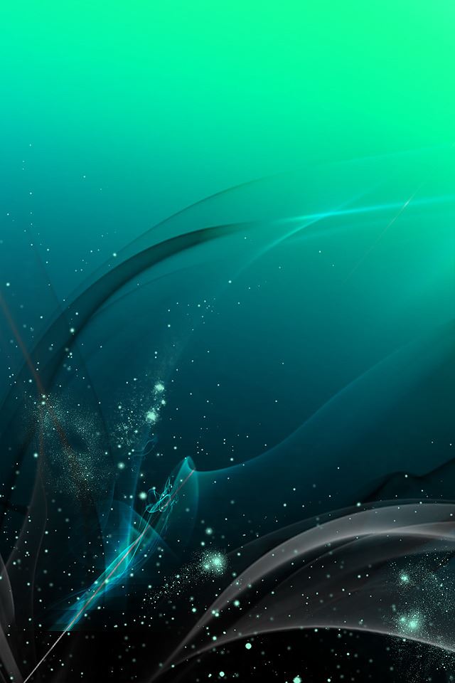 640x960 Abstract Turquoise - cyan iPhone 4s Wallpaper
