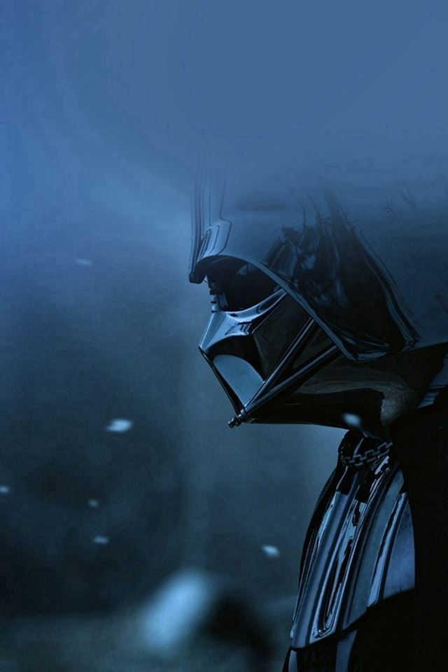 640x960 Starwars Darth Vader Art Film Blue - movie iPhone 4s Wallpaper