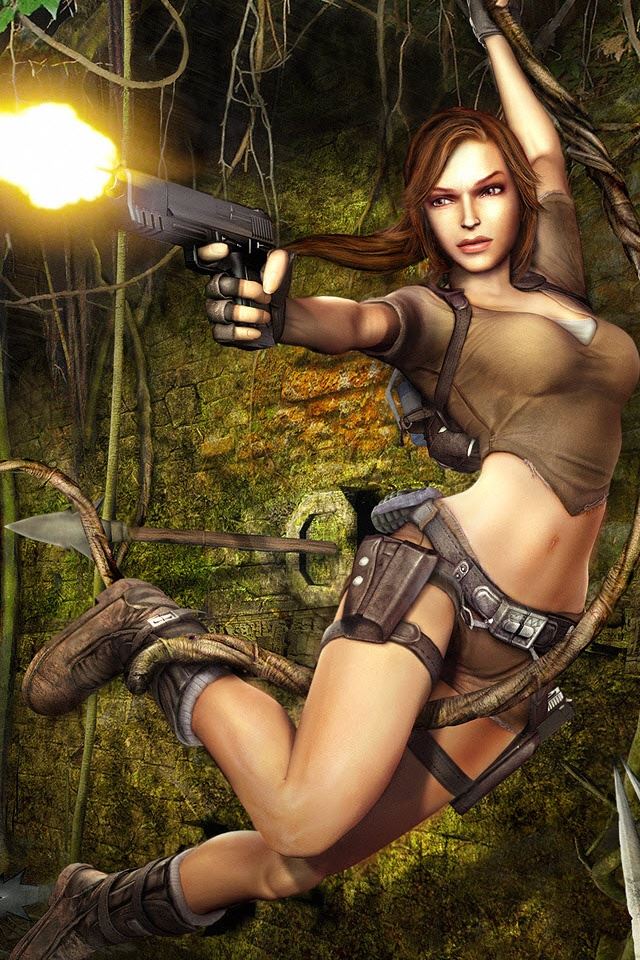 640x960 Tomb Raider - video iPhone 4s Wallpaper