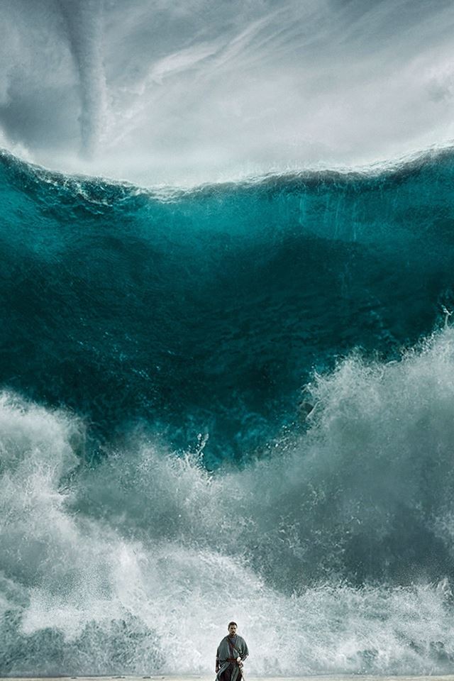 Wave Sea Art Film Illust iPhone 4s Wallpapers Free Download