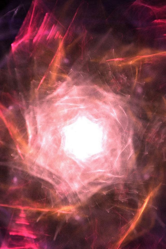 640x960 Abstract Flower Red Orange Dark Hex Art Pattern - flower iPhone 4s Wallpaper