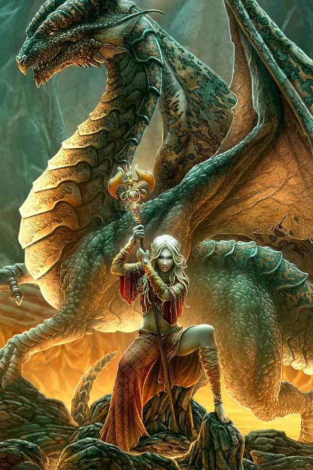 640x960 Dragon Rider - dragon iPhone 4s Wallpaper