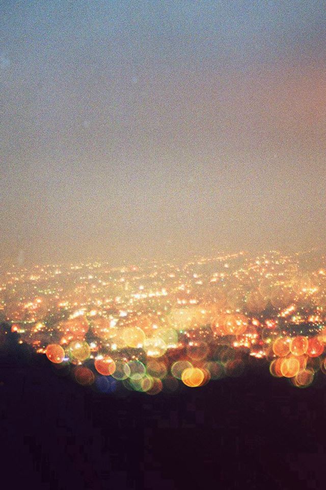 640x960 Bokeh Night City View Lights Flare - flare iPhone 4s Wallpaper