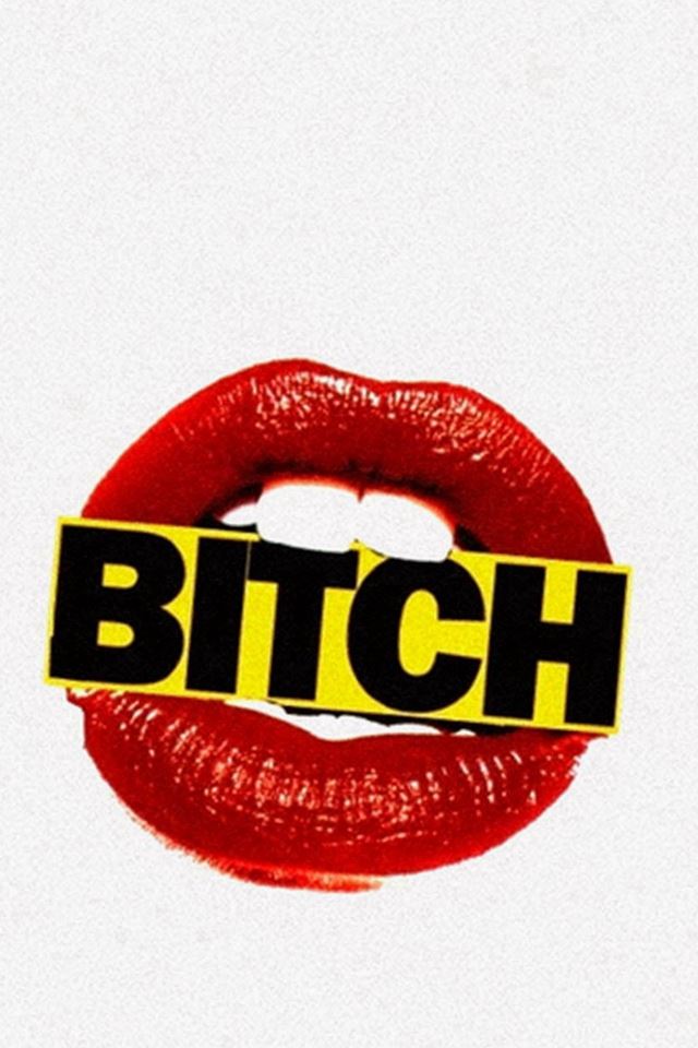 Bitch Lips Sign iPhone 4s wallpaper 