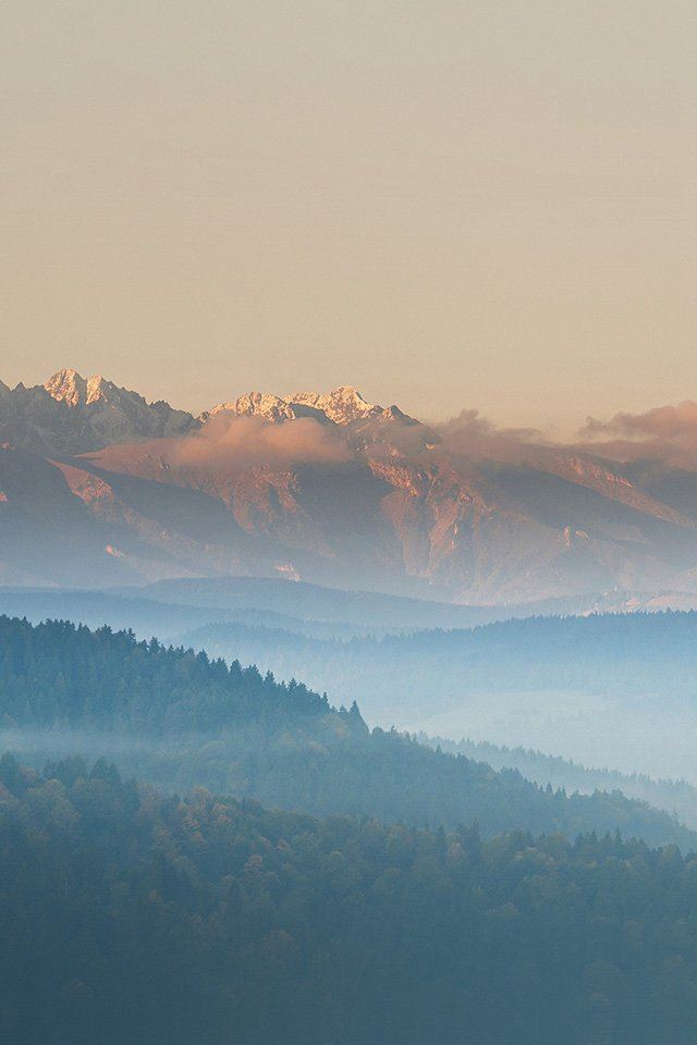 640x960 Mountain Peace Sky Nature - forest iPhone 4s Wallpaper