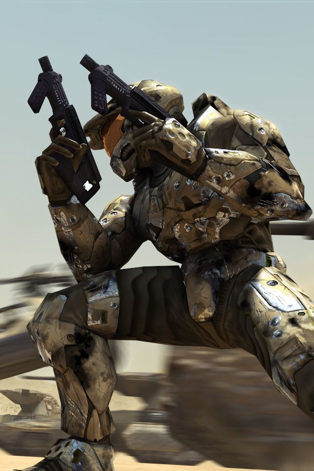 640x960 Master Chief - soldier iPhone 4s Wallpaper