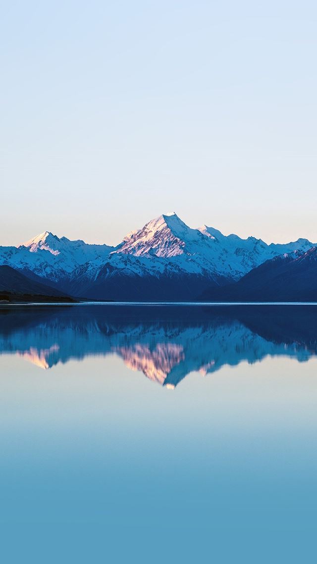 640x1136 Mountain Lake Beautiful Nature Blue Sky - calm iPhone 4s Wallpaper