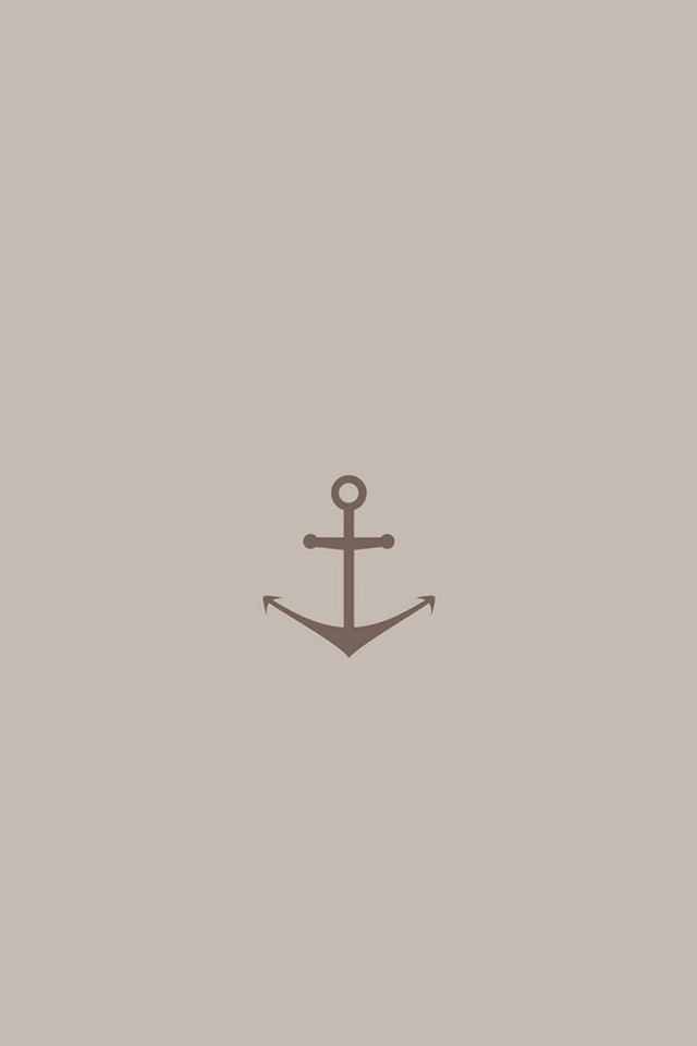 640x960 Minimal Sea Anchor Logo Red Art - minimal iPhone 4s Wallpaper
