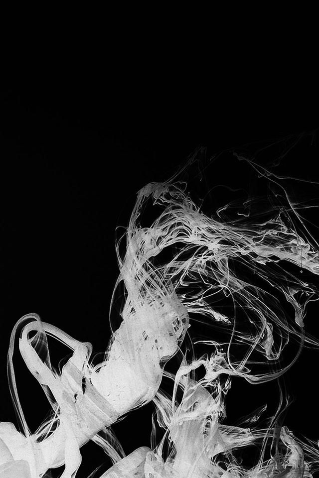 640x960 Smoke Art White Fire - silky iPhone 4s Wallpaper