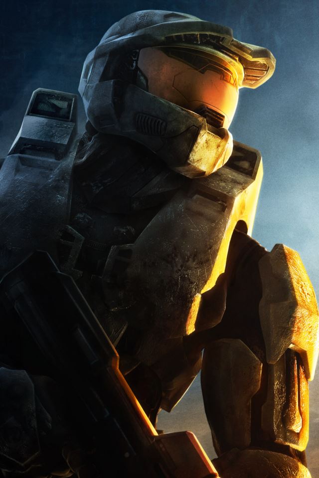 640x960 Master Chief - orange iPhone 4s Wallpaper