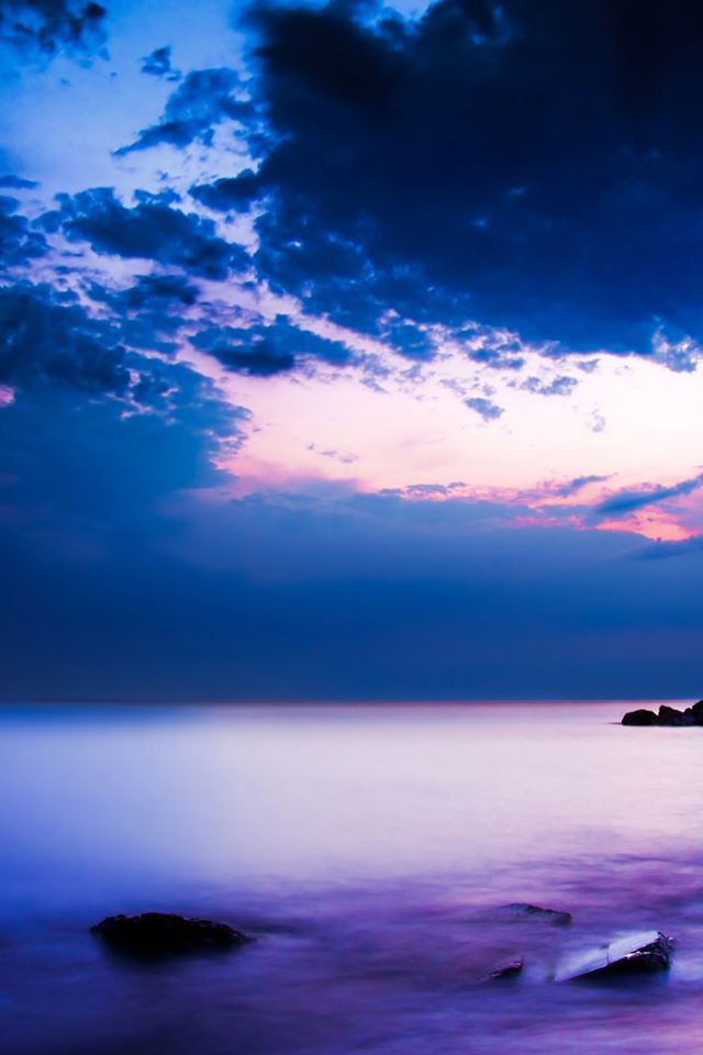640x960 Purple Sunset - sunset iPhone 4s Wallpaper
