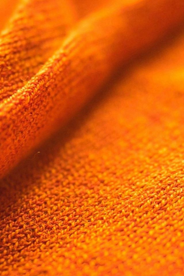 640x960 Texture Fur Sweater Orange Pattern - orange iPhone 4s Wallpaper