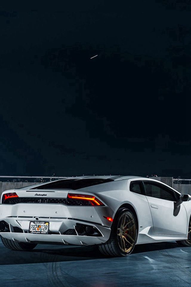 640x960 Lamborghini Huracan ADV005MV2CS - orange iPhone 4s Wallpaper