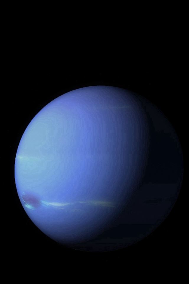 640x960 Quiet Planet Apple Dark Space Blue - quiet iPhone 4s Wallpaper