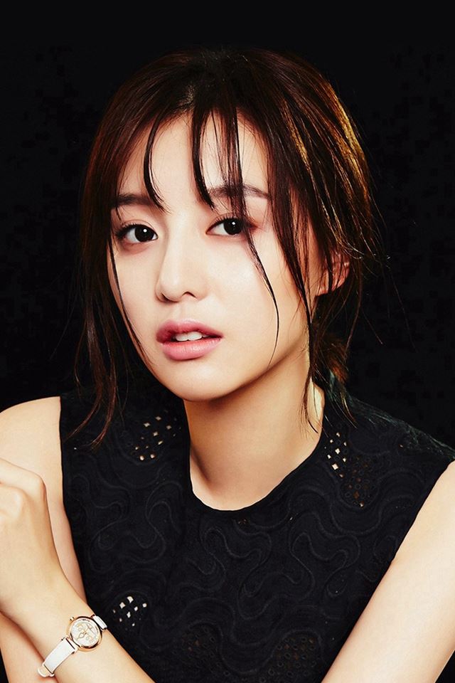 640x960 Kim Jiwon Dark Actress Beauty - lovely iPhone 4s Wallpaper
