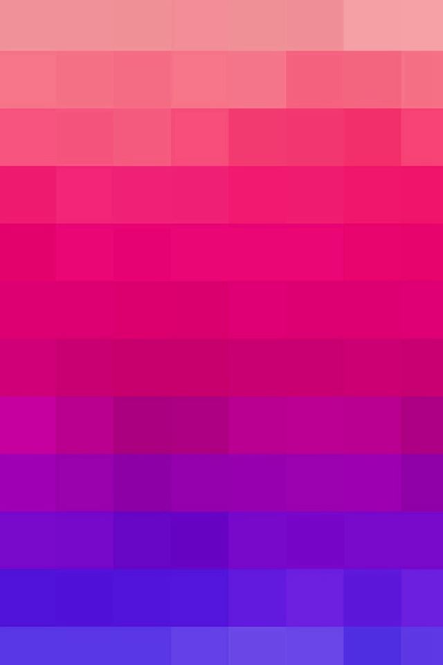 640x960 Rainbow Blue Mosaic Color Pattern - rainbow iPhone 4s Wallpaper