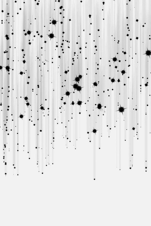 640x960 Meteor Shower Star White Bw Pattern - shower iPhone 4s Wallpaper
