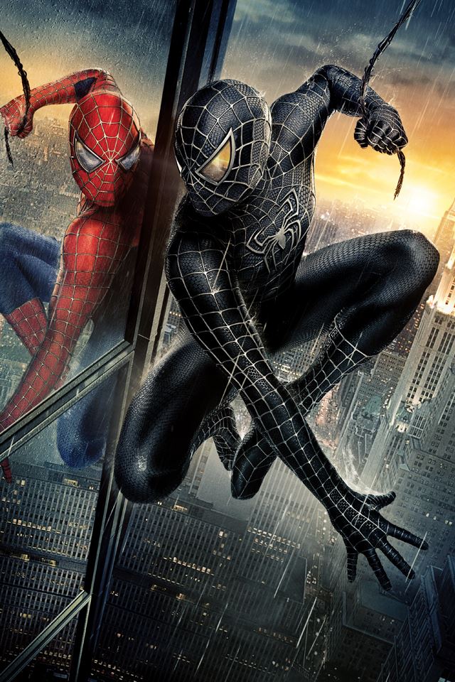 640x960 Spiderman - gray iPhone 4s Wallpaper