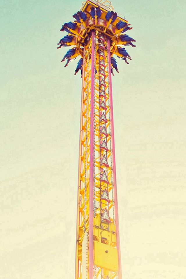 640x960 Amusement Park Tower -  iPhone 4s Wallpaper