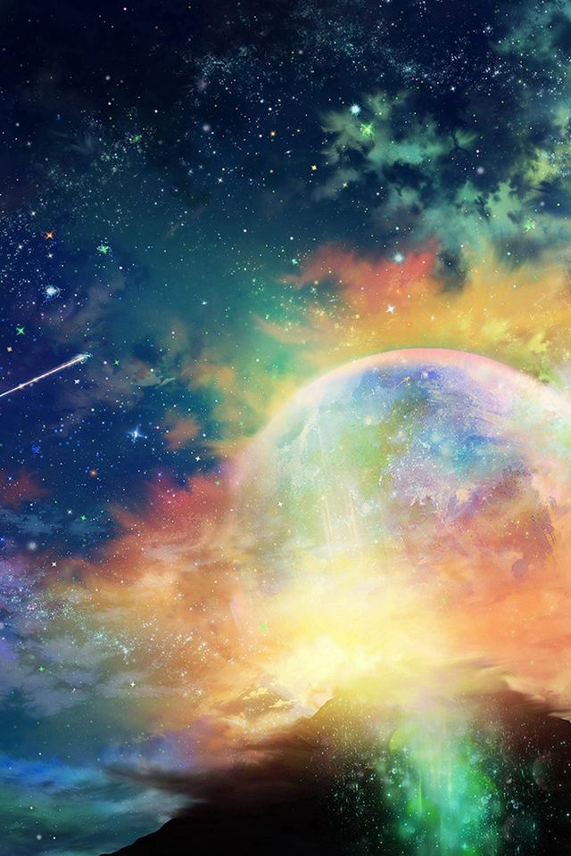 640x960 Amazing Night Sky Dark Star Space - amazing iPhone 4s Wallpaper