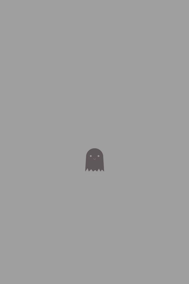 640x960 Cute Ghost Art Character Illust Minimal Simple - cute iPhone 4s Wallpaper