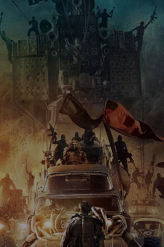640x960 Poster Mad Max Furyroad Art Illust Dark -  iPhone 4s Wallpaper