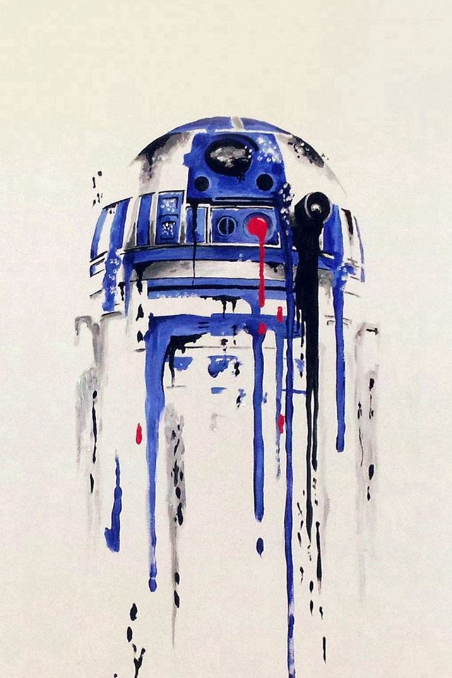 640x960 Minimal Painting Starwars Art Illustration - minimal iPhone 4s Wallpaper