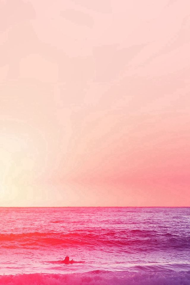Happy Beach Sea Holiday Nature Fun City Pink iPhone 4s wallpaper 