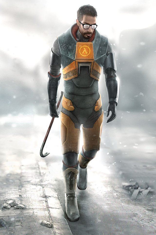 640x960 Half Life - gun iPhone 4s Wallpaper