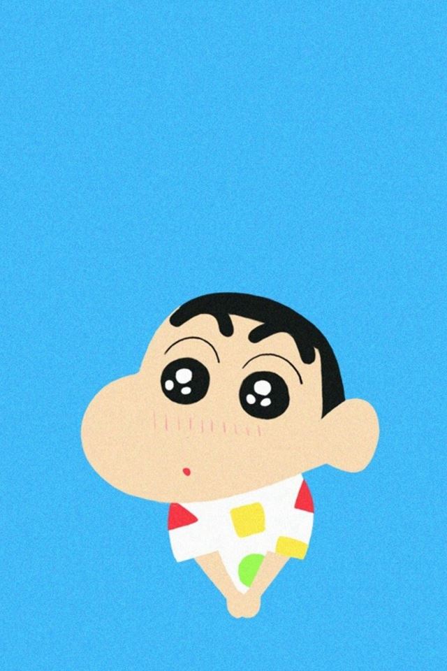 640x960 Crayon Shin Chan Shy - sweet iPhone 4s Wallpaper
