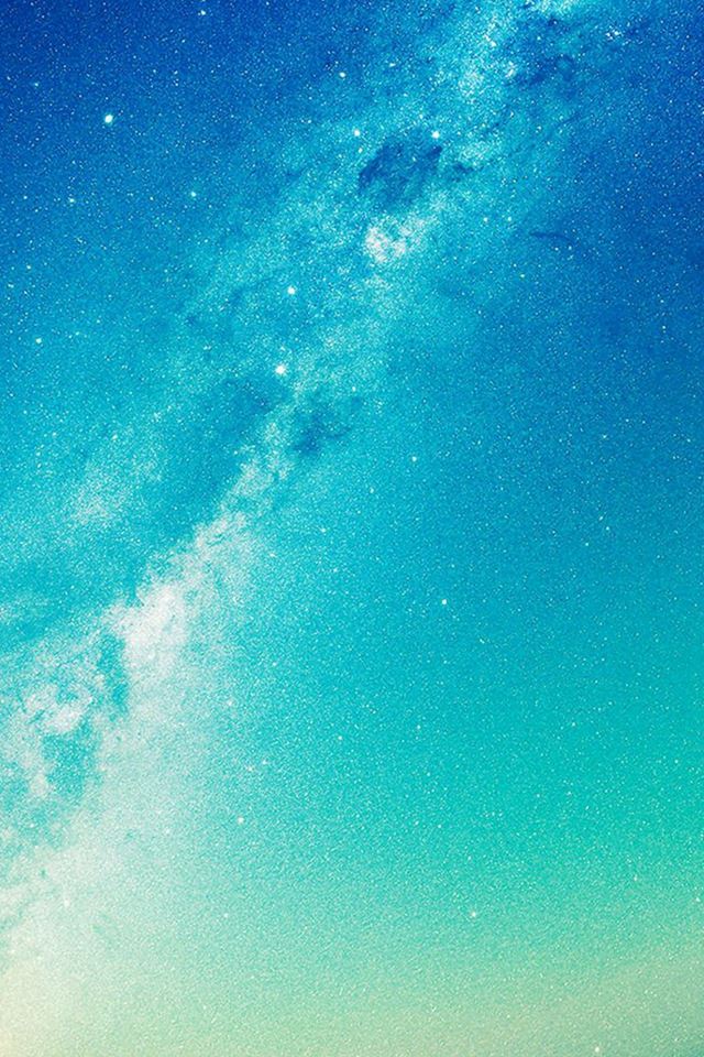 Summer Green Night Revisited Star Space Sky iPhone 4s Wallpapers Free ...