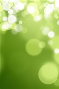 Green Bokeh Spots wallpaper