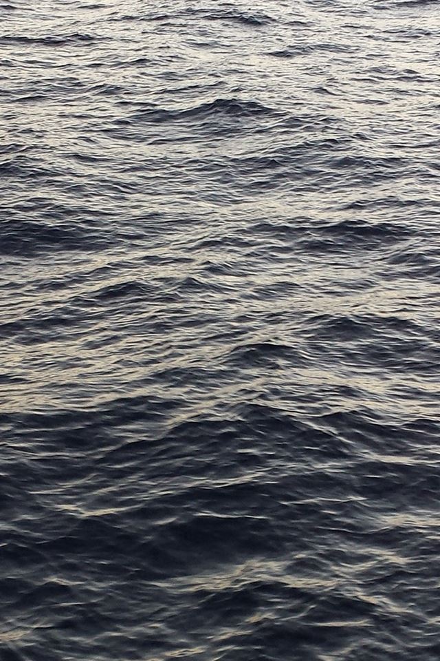 640x960 Sea Ocean Wave Dark Blue Nature - pure iPhone 4s Wallpaper
