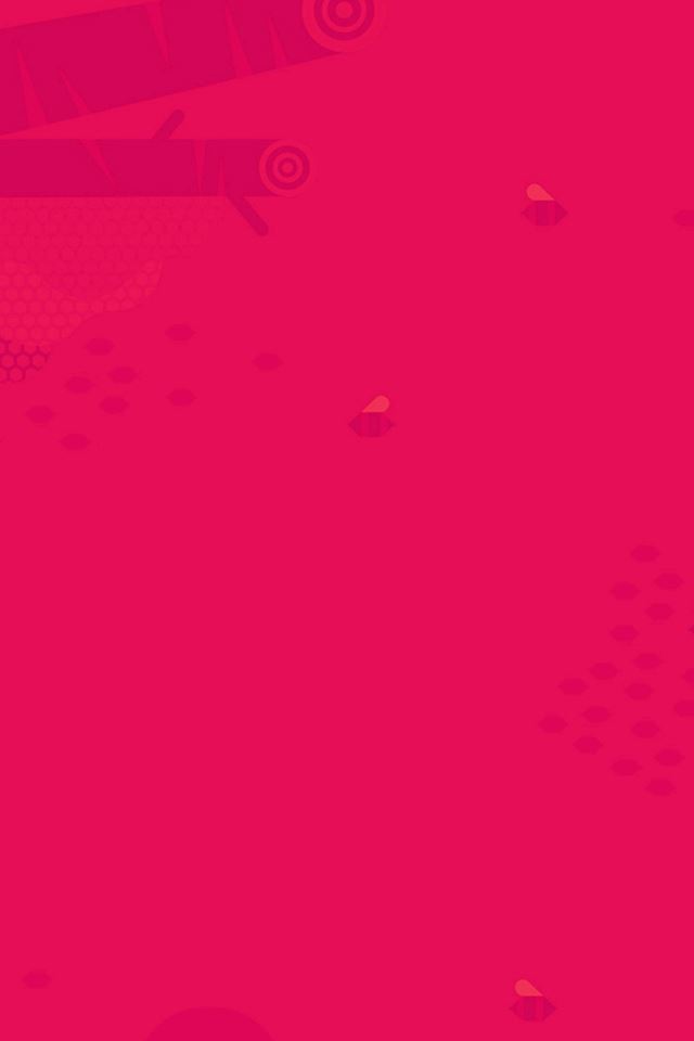 640x960 Minimal Honey Pink Red Art Illustration Cute -  iPhone 4s Wallpaper