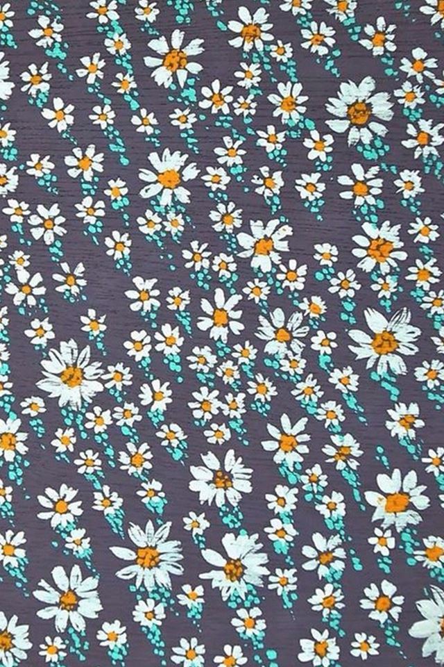 640x960 Summer Flowers Pattern -  iPhone 4s Wallpaper