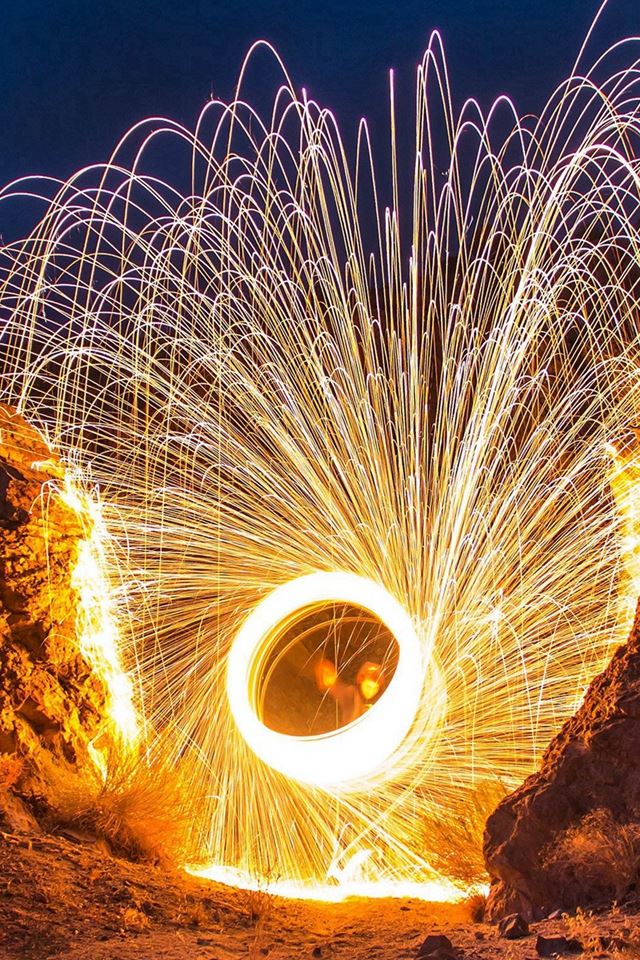 640x960 Lights Nature Fun Camping - firework iPhone 4s Wallpaper