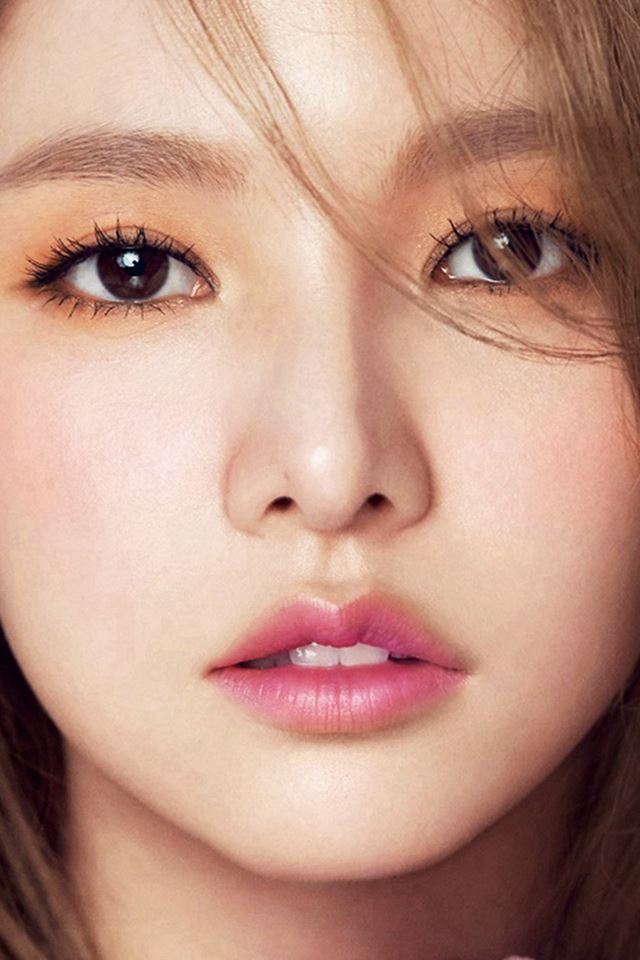 640x960 Kpop Girl Flower Cute Pink Red - cute iPhone 4s Wallpaper