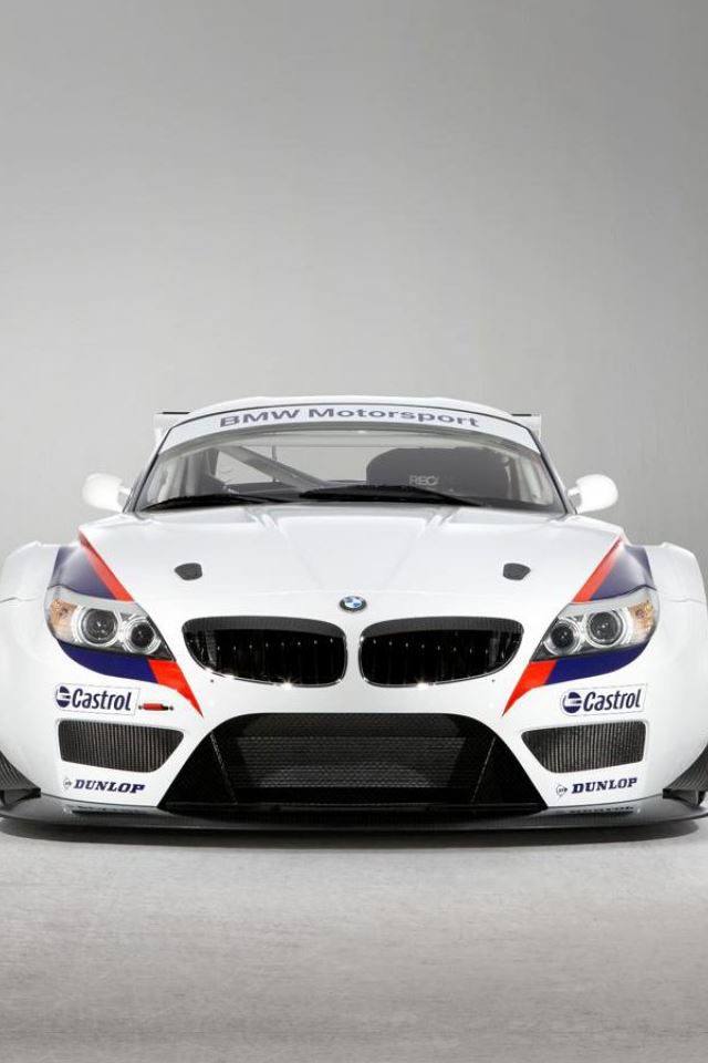 640x960 BMW M6 Race Car - gray iPhone 4s Wallpaper