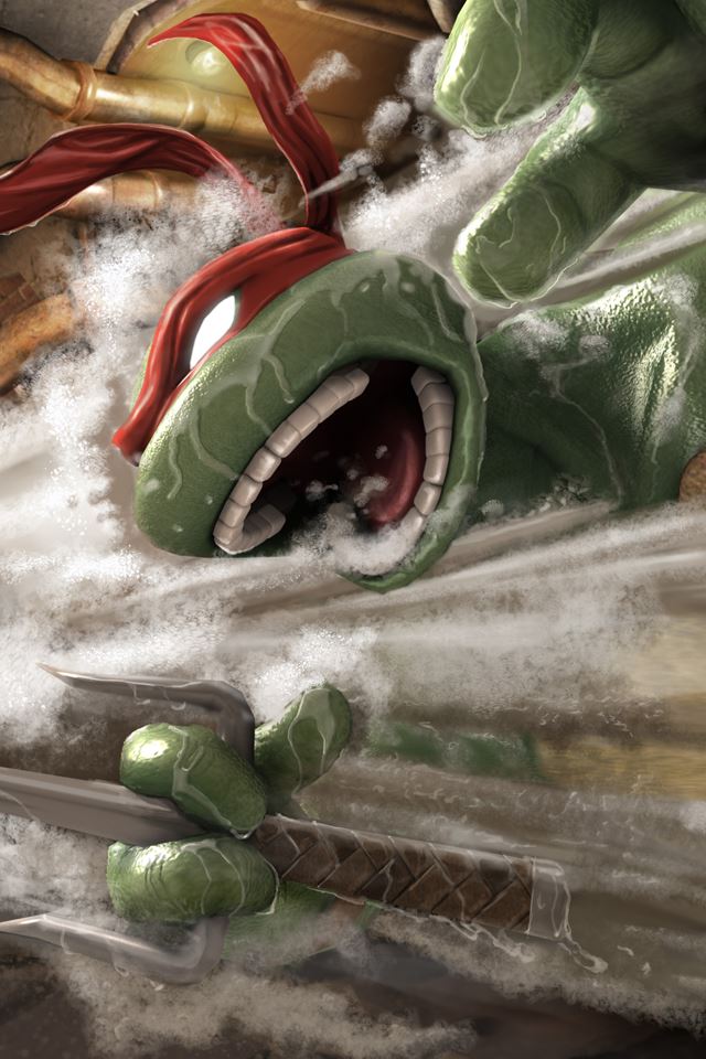 640x960 Ninja Turtles - cartoons iPhone 4s Wallpaper