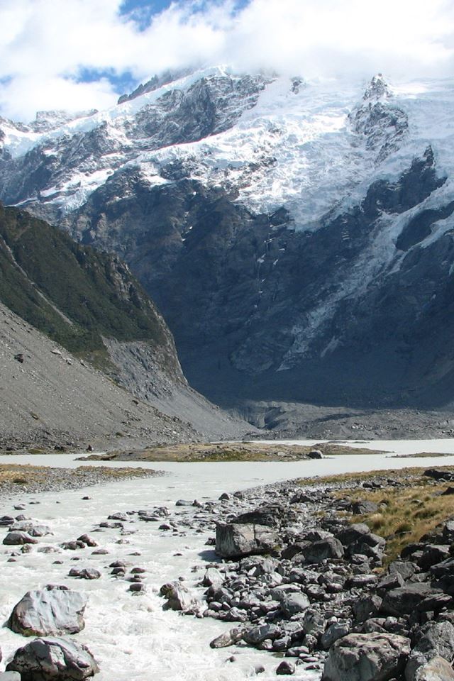 640x960 Mountain Side Stream - mountain iPhone 4s Wallpaper