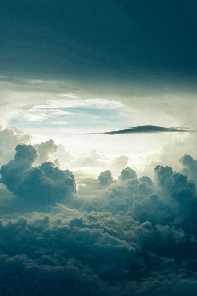 640x960 Sky Cloud Blue Nature Summer - storm iPhone 4s Wallpaper