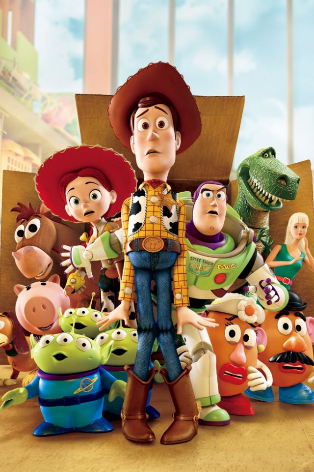 640x960 Toy Story - orange iPhone 4s Wallpaper