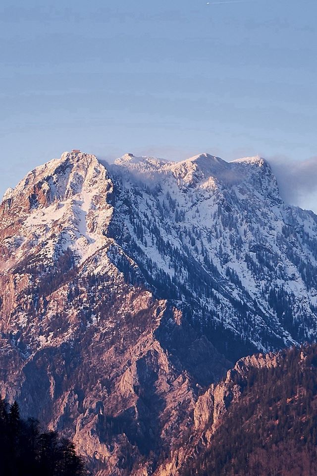 640x960 Avalanche Snow Mountain Winter Wood Nature - mountain iPhone 4s Wallpaper