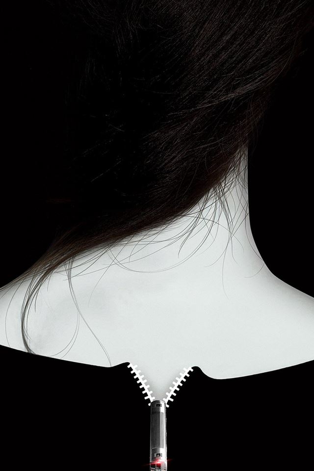 640x960 Girl On The Train Dark Back Simple Art Illustration - back iPhone 4s Wallpaper