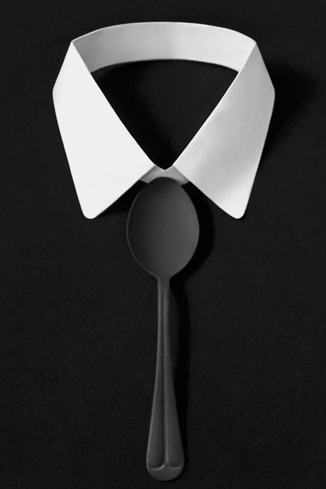 640x960 Dark Simple Suit Spoon Tie Simple - suit iPhone 4s Wallpaper