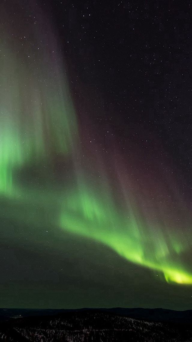 640x1136 Aurora Night Sky Awesome Beautiful - sky iPhone 4s Wallpaper