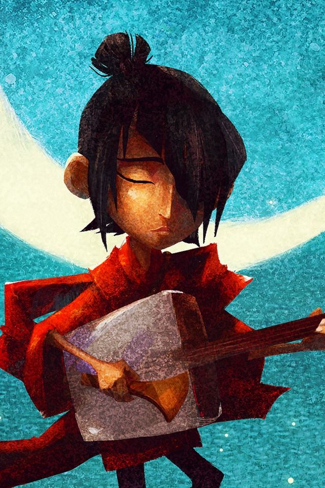 640x960 Kubo And The Two Strings Hero Samurai - playing iPhone 4s Wallpaper