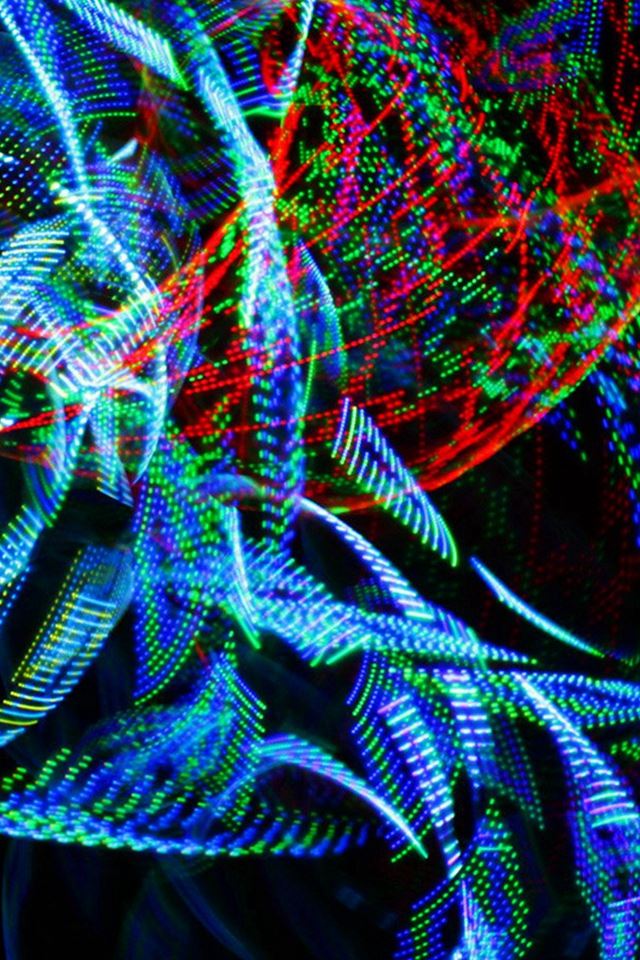 640x960 Digital Abstract Color Art Pattern -  iPhone 4s Wallpaper