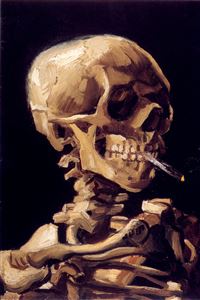 Skeleton Painting wallpaper