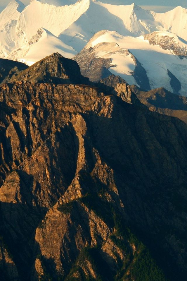 Mountain Alps Switzerland Top iPhone 4s wallpaper 